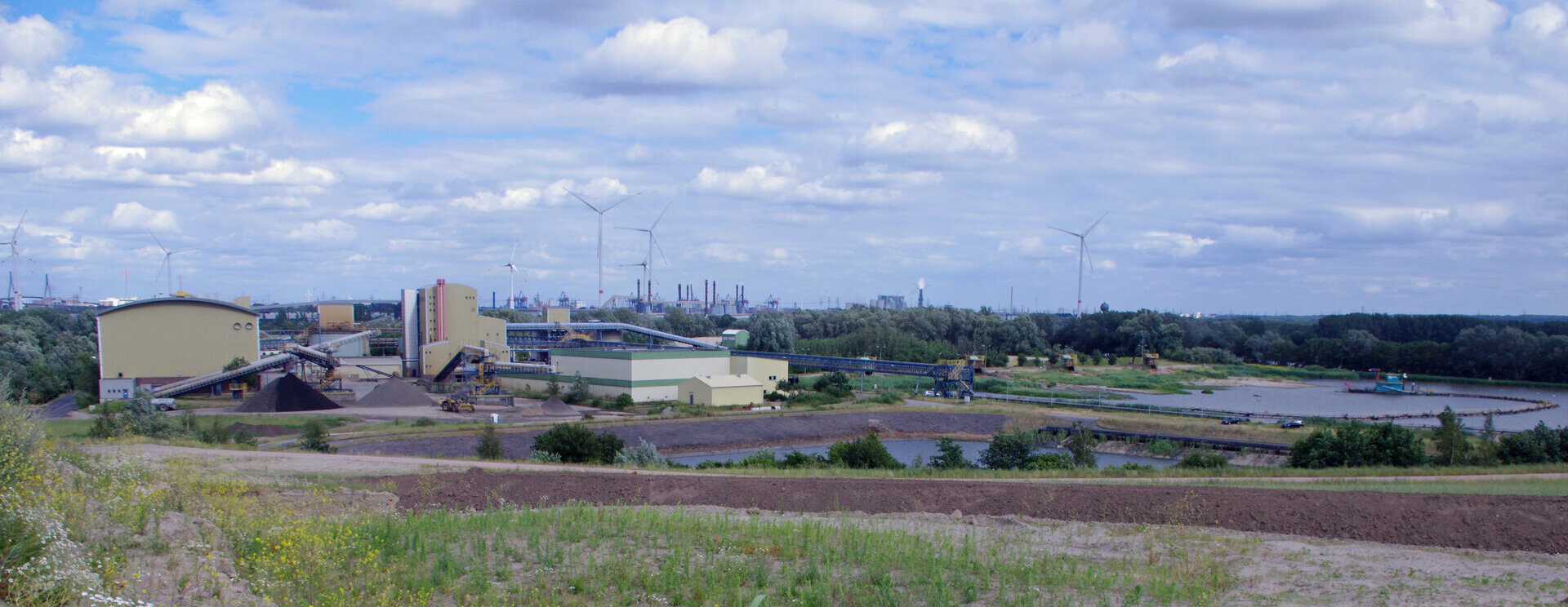 Die METHA Anlage zur Behandlung von belastetem Hafenschlick