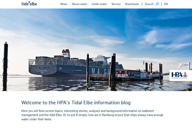 Screenshot vom Tideblog